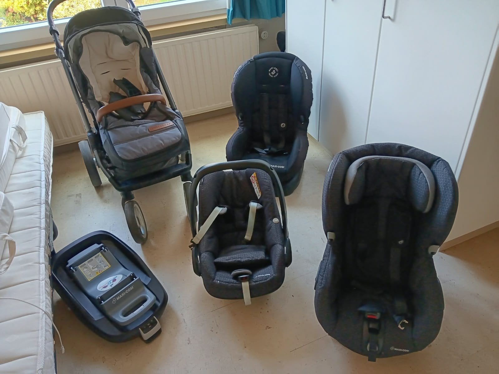 Set voor baby/peuter/kleuter-transport, Ophalen, Maxi-Cosi, Isofix