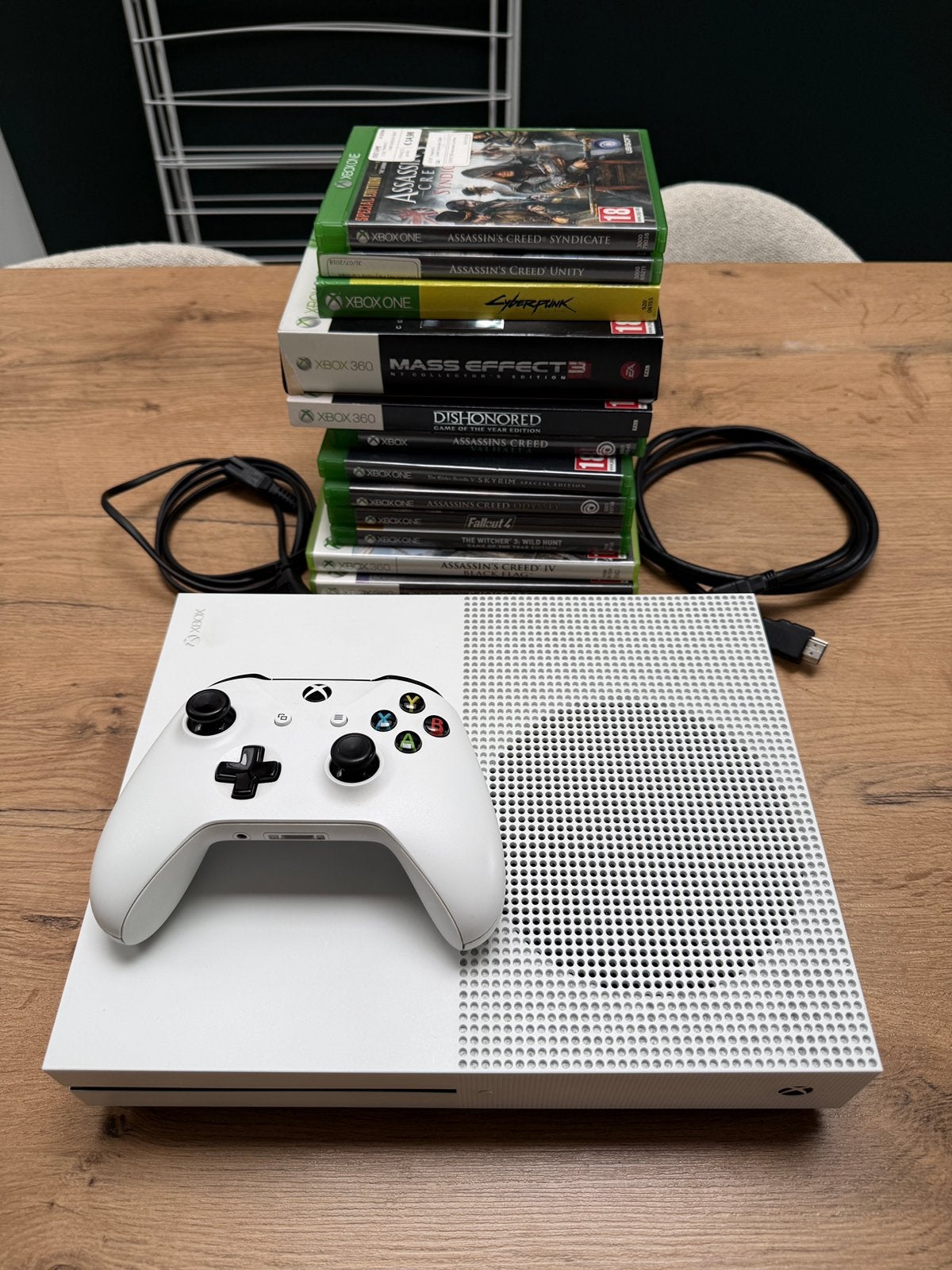 XBOX ONE S 1TB (731gb) + Controler + Games, Games en Spelcomputers, Spelcomputers | Xbox One, Ophalen, Gebruikt, Xbox One