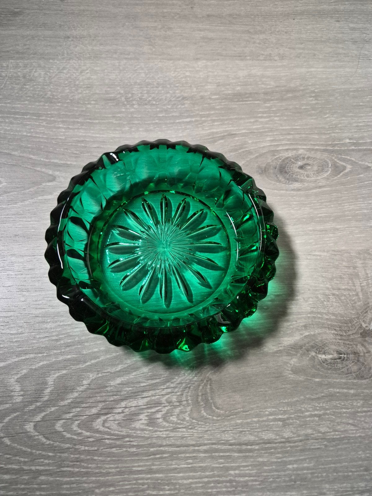 Vintage glazen asbak, Maison & Meubles, Enlèvement, Verre