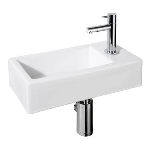 Complete handenwasser met kraan en toebehoren, Ophalen, Minder dan 50 cm, Gebruikt, Minder dan 25 cm