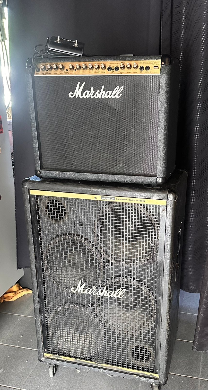 Marshall valvestate 80v + dynamic bass, Muziek en Instrumenten, Ophalen, Gebruikt