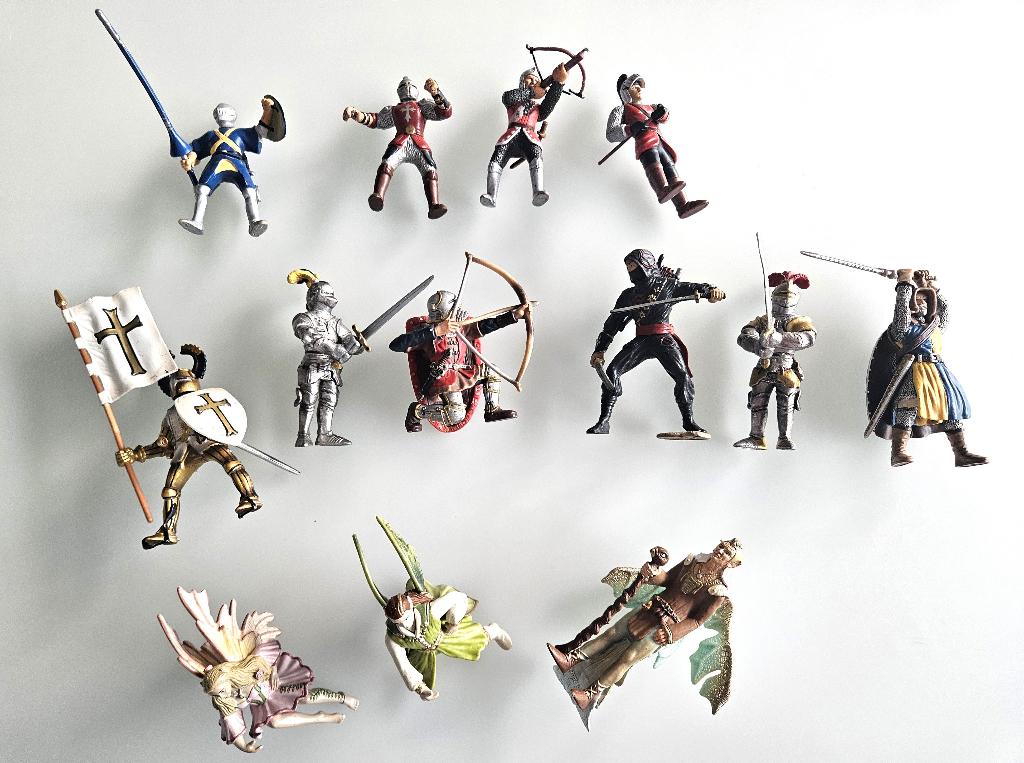25 Schleich en Papo figuren, Verzamelen, Ophalen of Verzenden