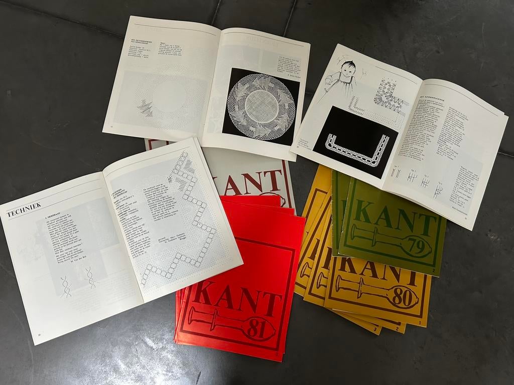 Tijdschriften van Kant, Hobby en Vrije tijd, Kantklossen, Ophalen, Zo goed als nieuw