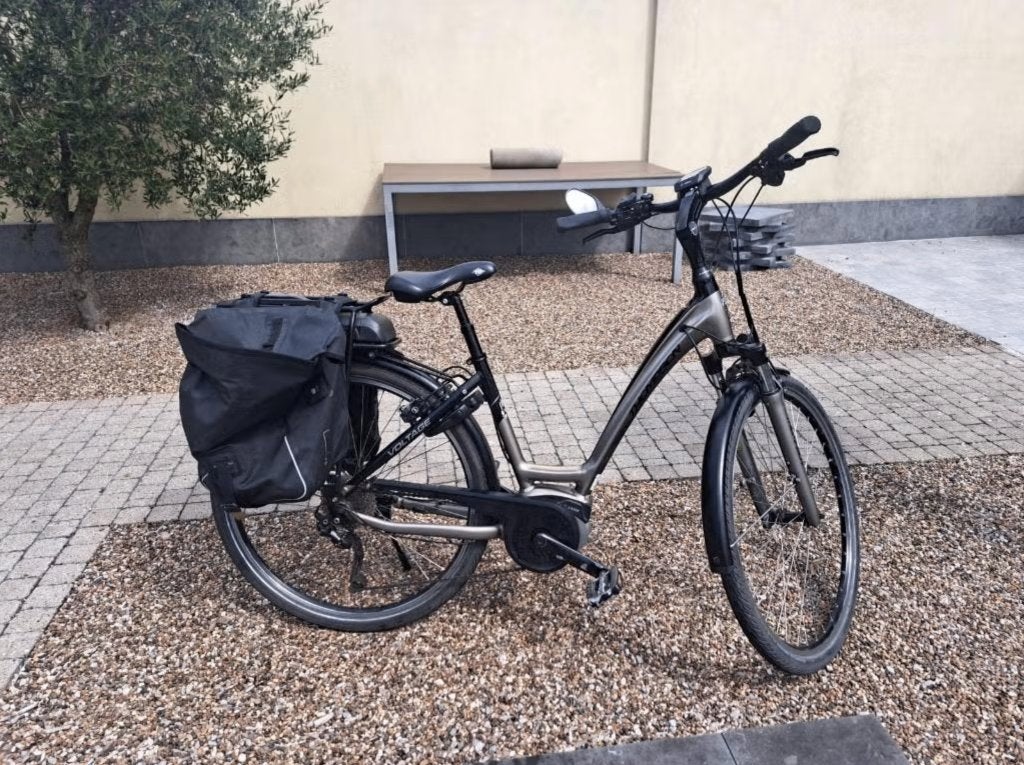 goed onderhouden elektrische fiets (Thompson), Fietsen en Brommers, Elektrische fietsen, Gebruikt, Minder dan 47 cm, 50 km per accu of meer
