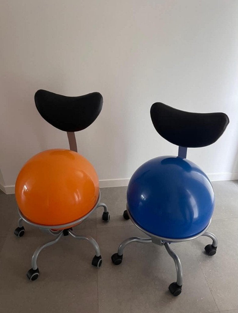 Bureaustoelen, Chaise boule, Enlèvement, Utilisé, Bleu