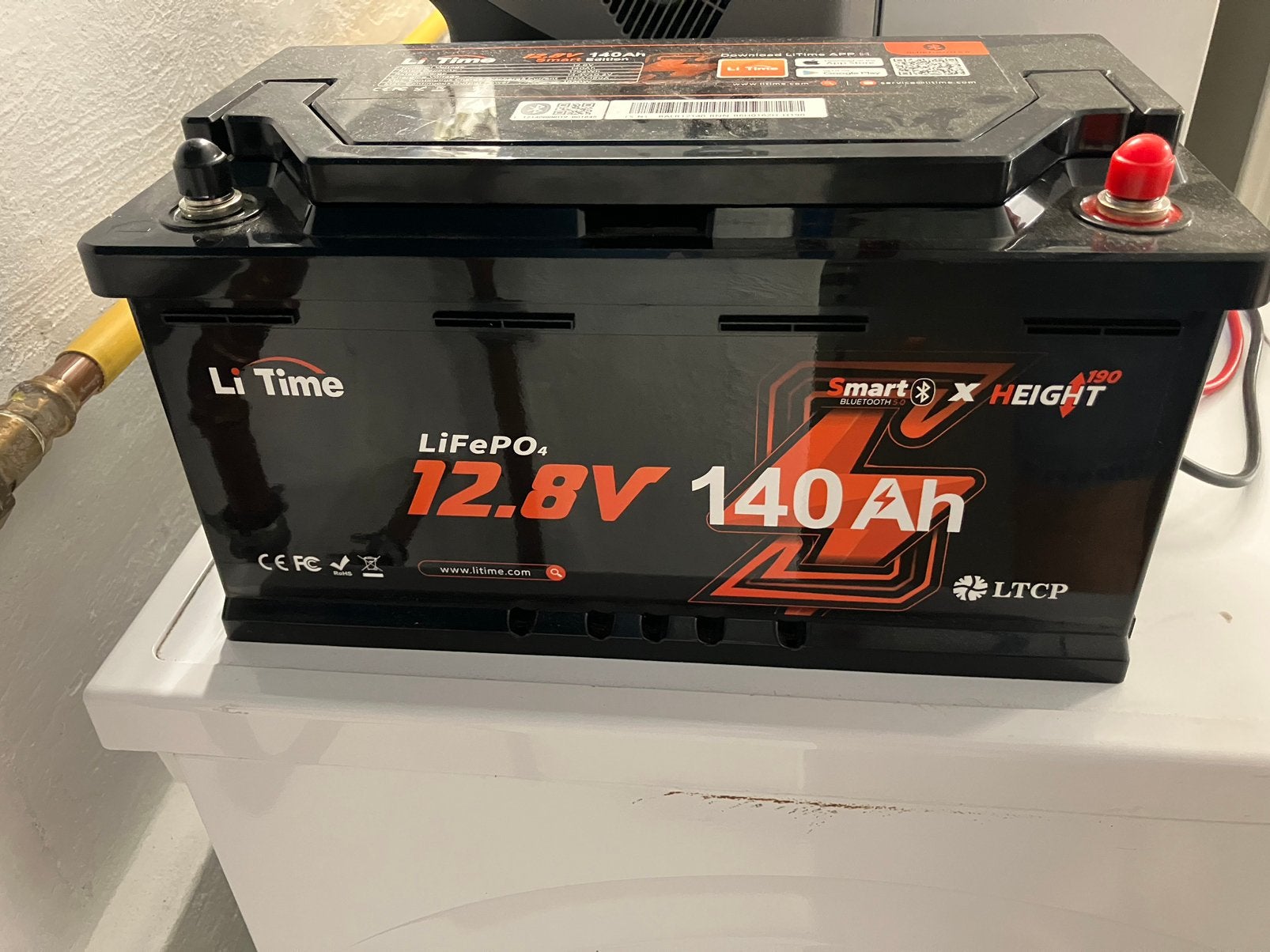 Lithium 140ah, Ophalen, Gebruikt, Oplaadbaar