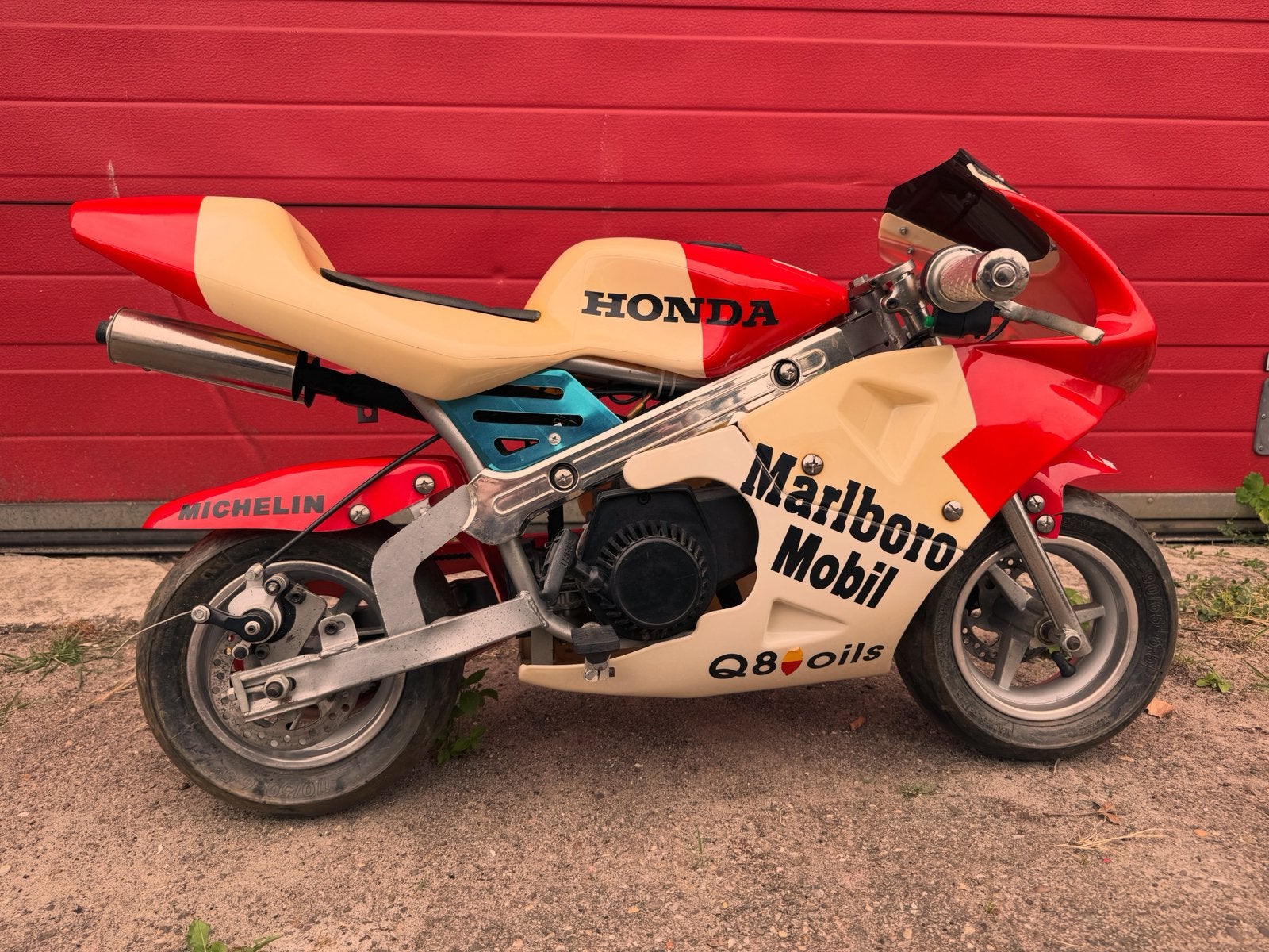 Vintage Honda Marlboro pocket bike, Ophalen, Gebruikt, Schijfrem, Pitbike