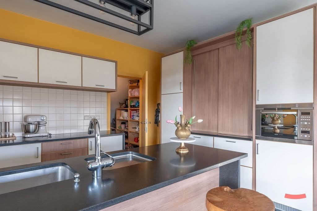 Keuken in perfecte staat!! Keukenblad in natuursteen!, Huis en Inrichting, Keuken | Complete keukens, Ophalen, Gebruikt, U-keuken