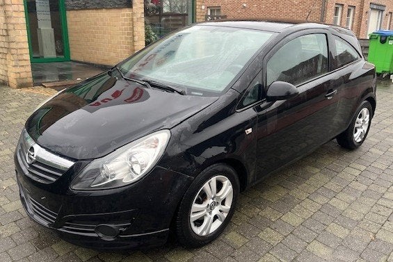 Opel Corsa * 1J GARANTIE * GEKEURD * LEZ OK * TOPSTAAT, Auto's, Opel, Euro 5, Metaalkleur, Zwart, Bedrijf