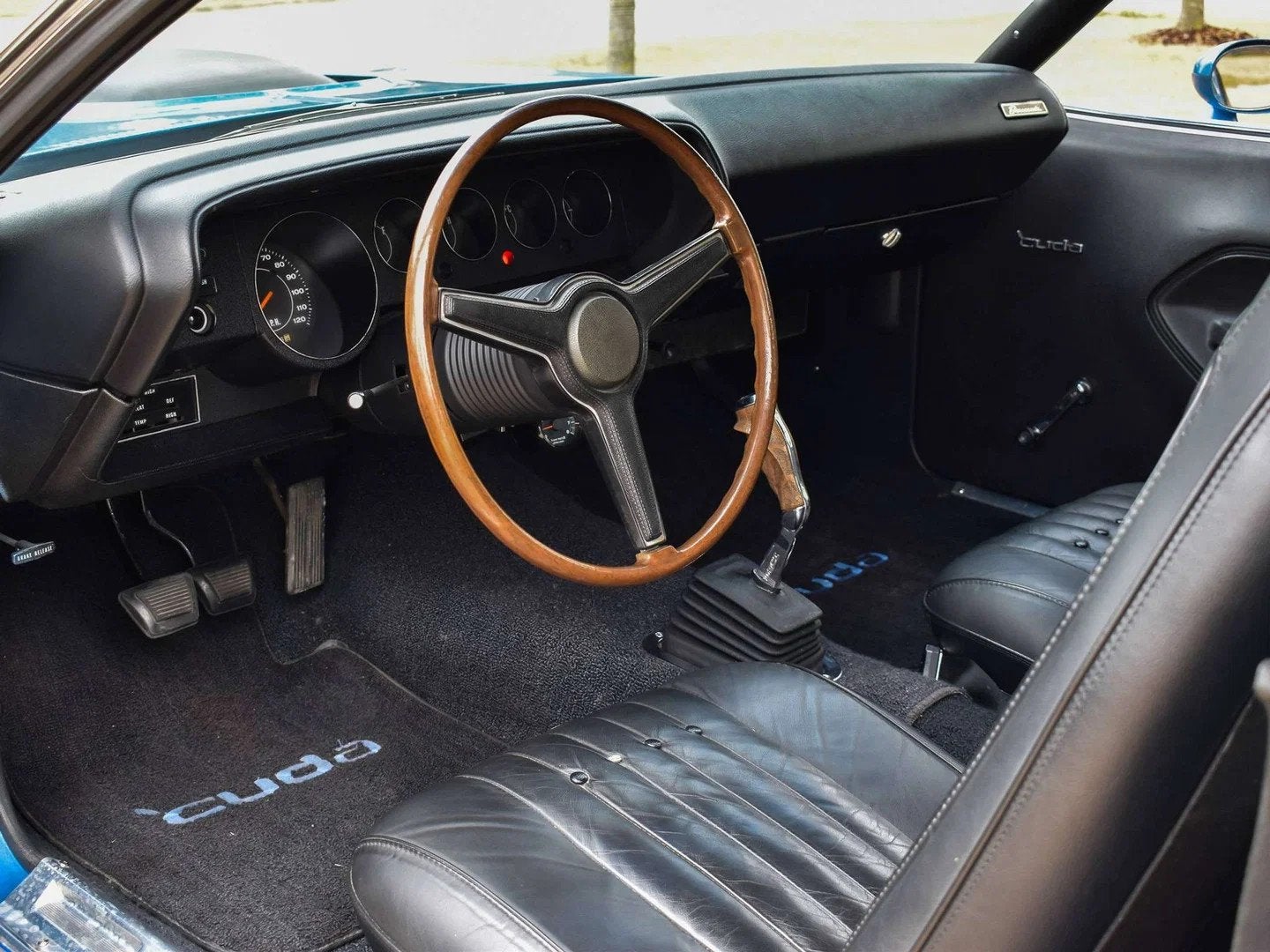 Plymouth Cuda 440-6 / B5 True Blue Metallic / Top Condition, foto 8