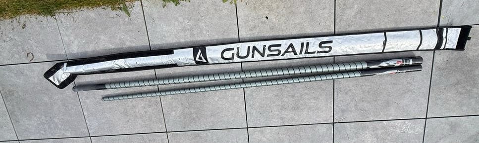 Gun sails SDM windsurf mast 75% carbon 4,30m, Ophalen, Gebruikt, Gunsails, Mast