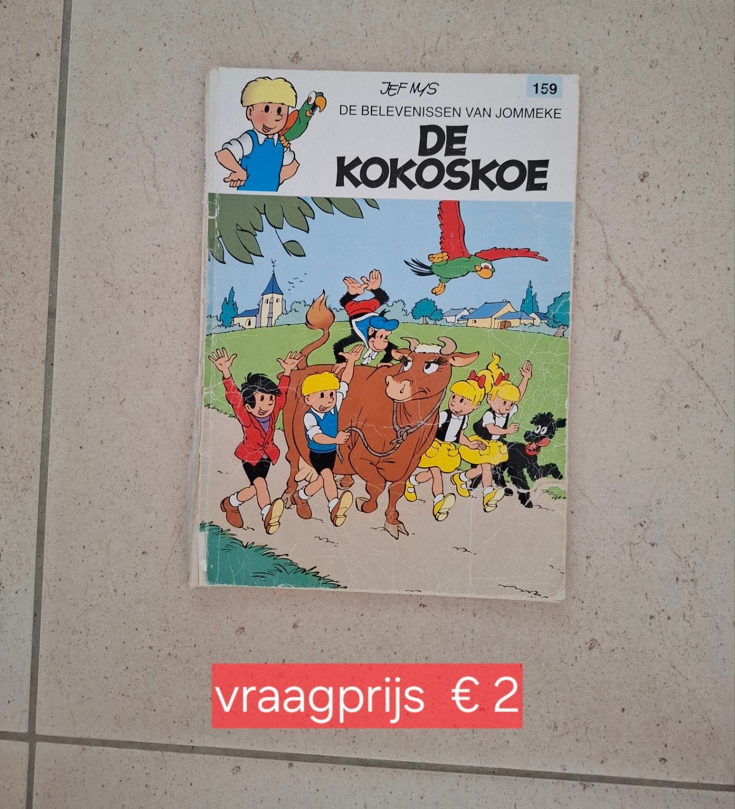 Nys - Belevenissen van jommeke 159 kokoskoe, Boeken, Stripverhalen, Eén stripboek, Ophalen of Verzenden, Gelezen, Nys