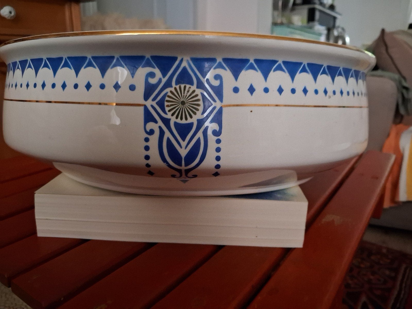 Art nouveau toiletkom, Ophalen