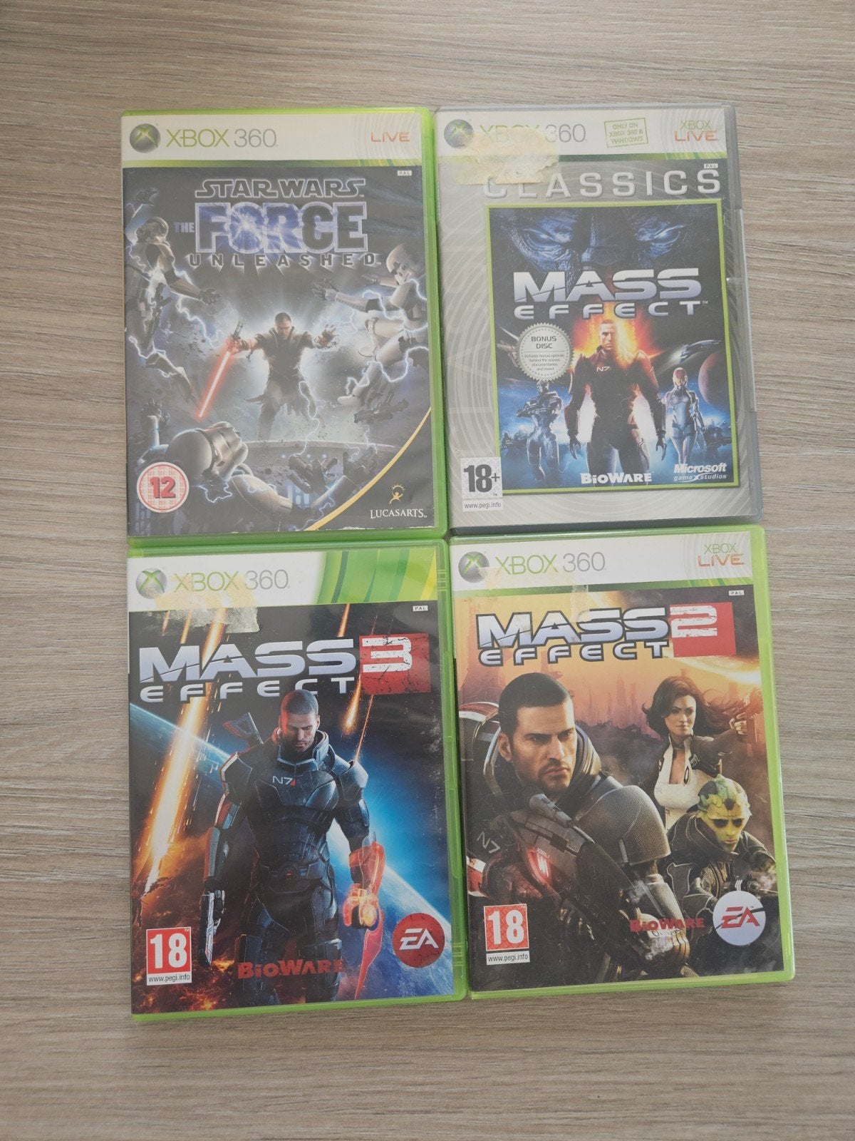 XBOX 360 mass effect + star wars, Games en Spelcomputers, Games | Xbox 360, Ophalen