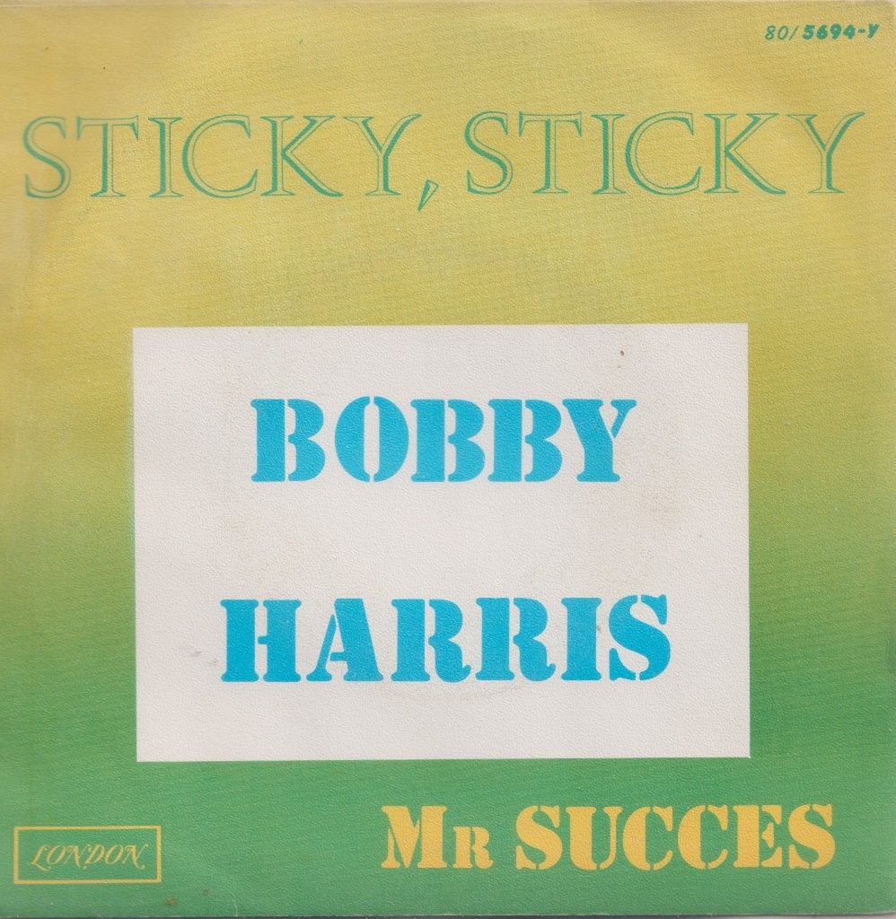 Bobby Harris – Sticky, Sticky / Mr Succes - Single, Gebruikt, 7 inch, Single, Ophalen of Verzenden