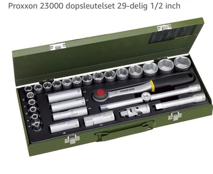 Dopsleutelset, Bricolage & Construction, Enlèvement, Comme neuf, Clé/cliquet, Autres marques
