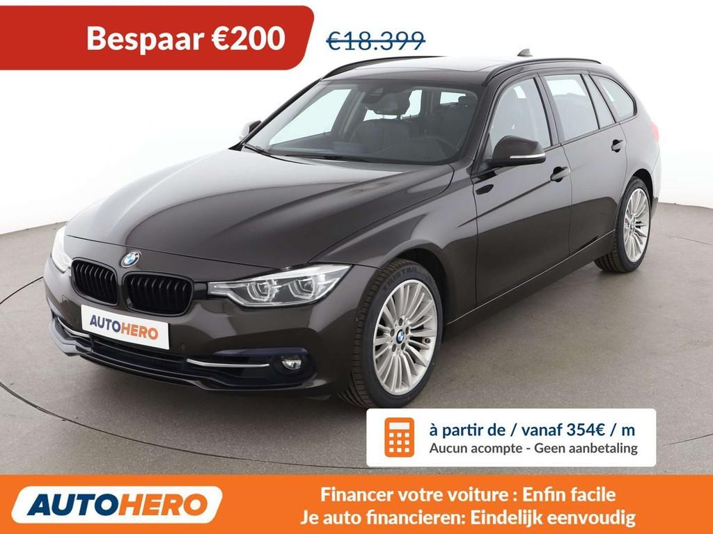 BMW 3 Serie 320 320i Sport Line (bj 2018, automaat), Automaat, Achterwielaandrijving, Gebruikt, 1595 kg