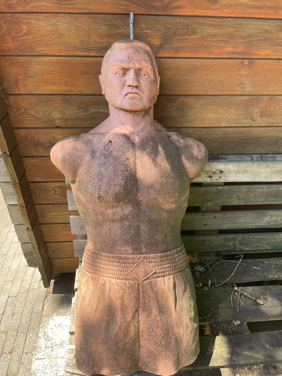 Vechtpop (bob) voor training, Sport en Fitness, Vechtsporten en Zelfverdediging, Ophalen, Gebruikt, Vechtsportmaterialen