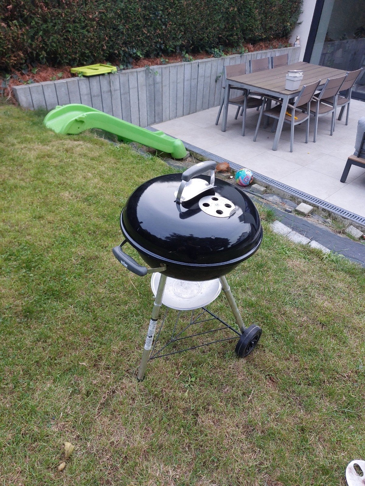 weber compact kettle bbq, Ophalen, Gebruikt, Weber