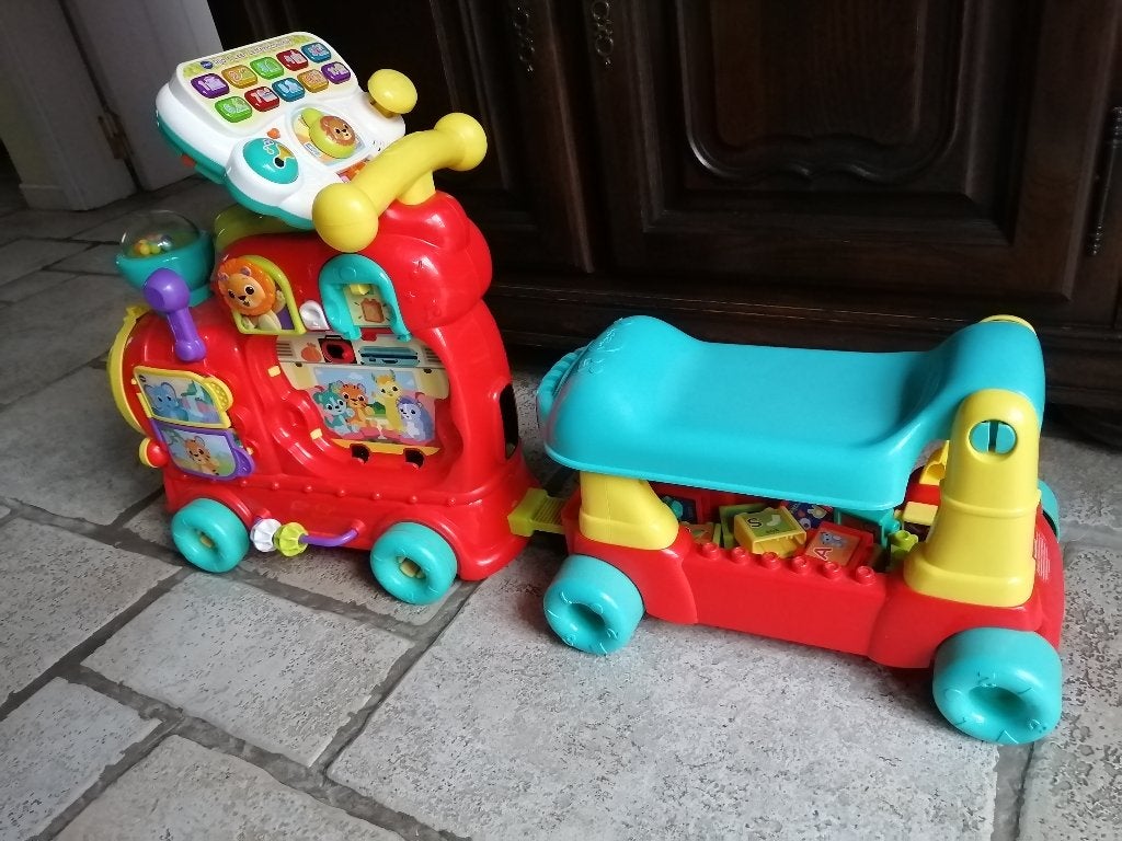 Vtech trein, Ophalen