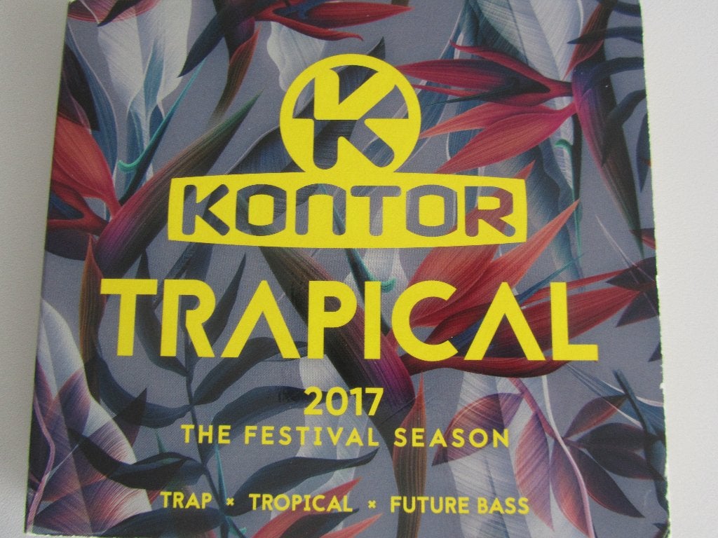 3CD KONTOR TRAPICAL 2017 "the festival season" (63 tracks), Cd's en Dvd's, Cd's | Dance en House, Ophalen of Verzenden, Gebruikt