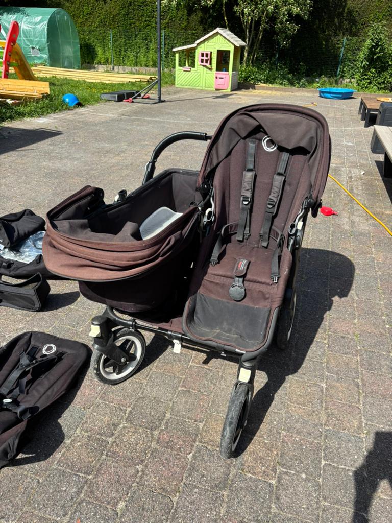 Bugaboo donkey twin, Ophalen, Gebruikt, Kinderwagen of Buggy