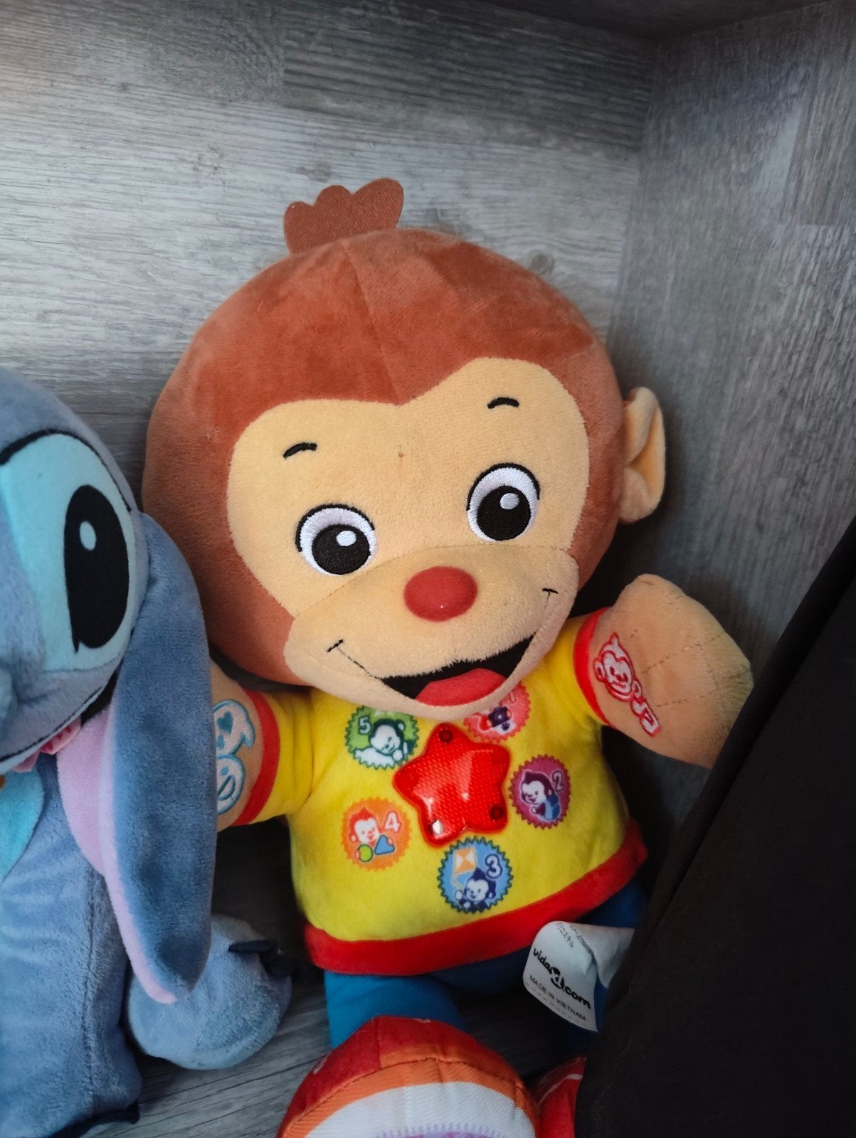 Knuffel aap met geluid, Ophalen, Aap, Met geluid