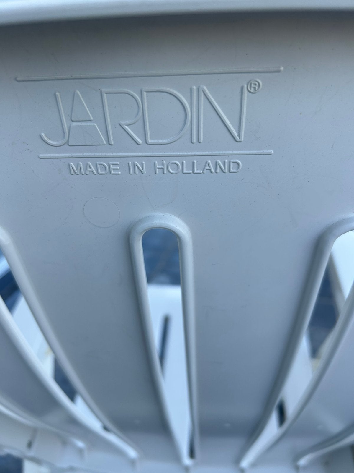 Jardin 4 stoelen, tuinstoelen, verstelbaar met kussens, Tuin en Terras, Ophalen, 4 zitplaatsen, Kunststof, Gebruikt