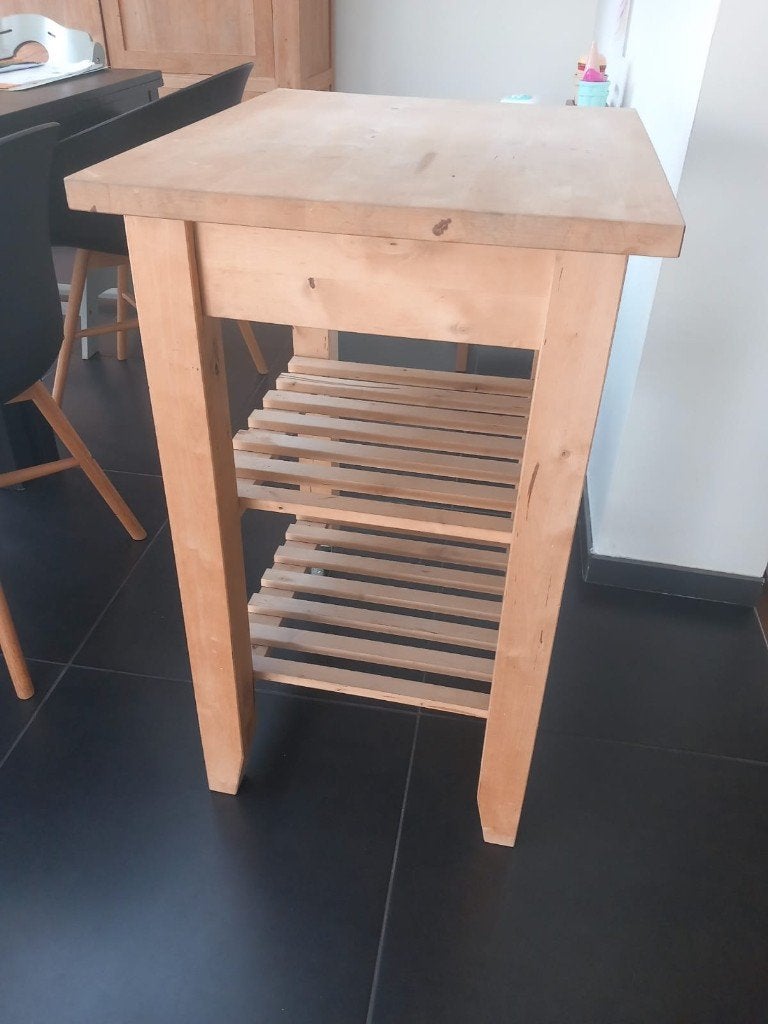 Chariot - Bekvam (Ikea), Moins de 100 cm, Comme neuf, Brun, Enlèvement