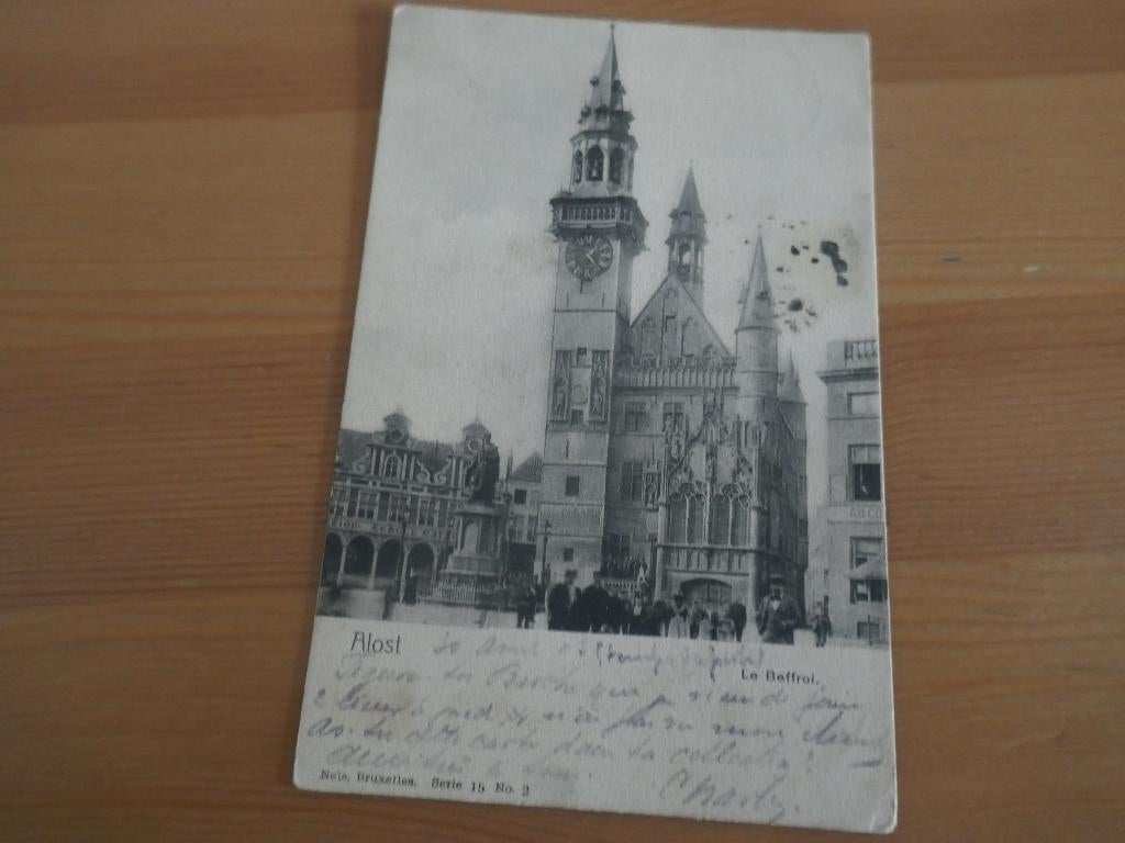aalst alost le beffroi, Verzamelen, Ophalen of Verzenden, Gelopen, Oost-Vlaanderen