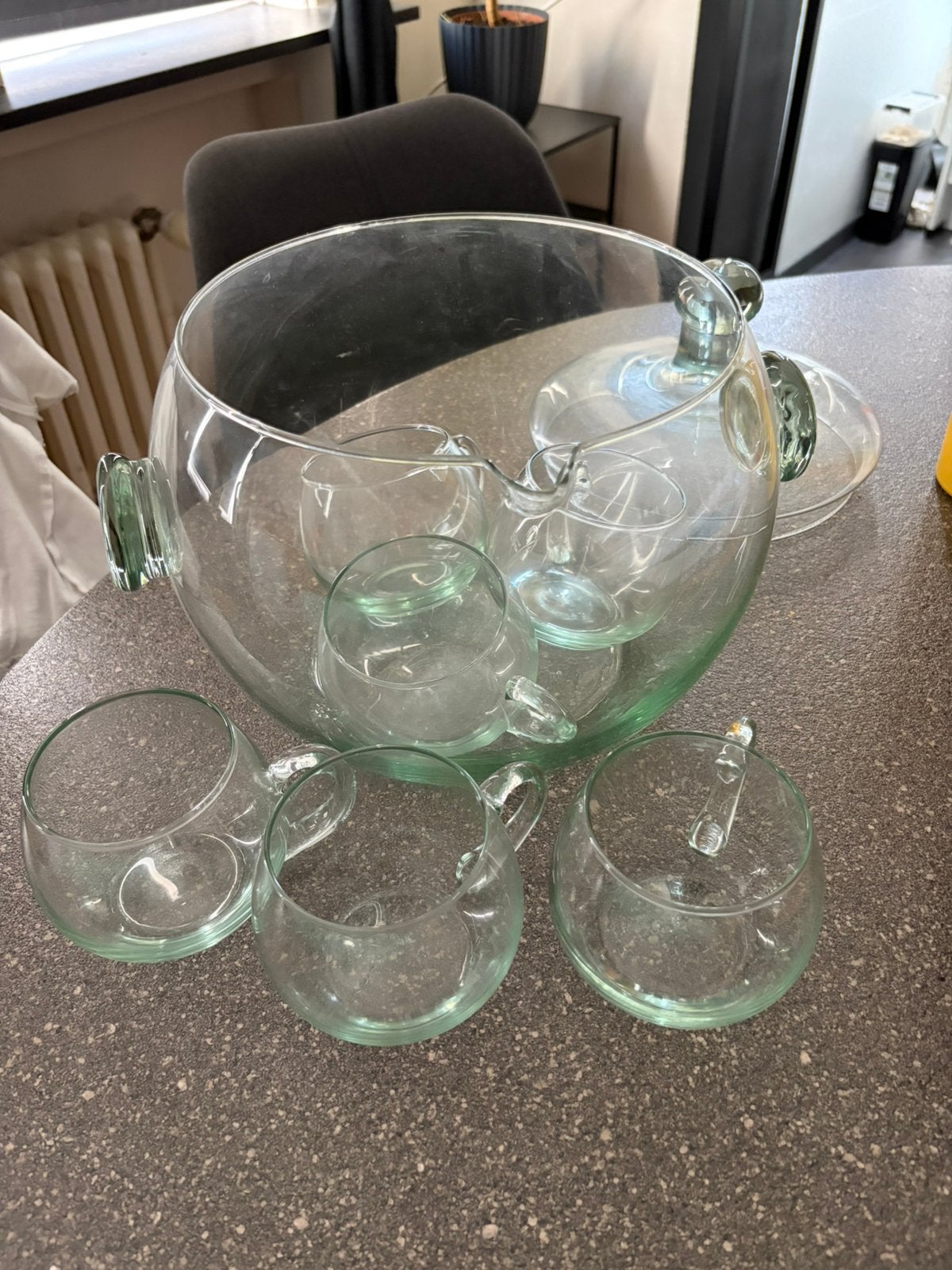 Carafe et 6 verres, Verzamelen, Glas en Drinkglazen, Ophalen, Zo goed als nieuw, Overige typen