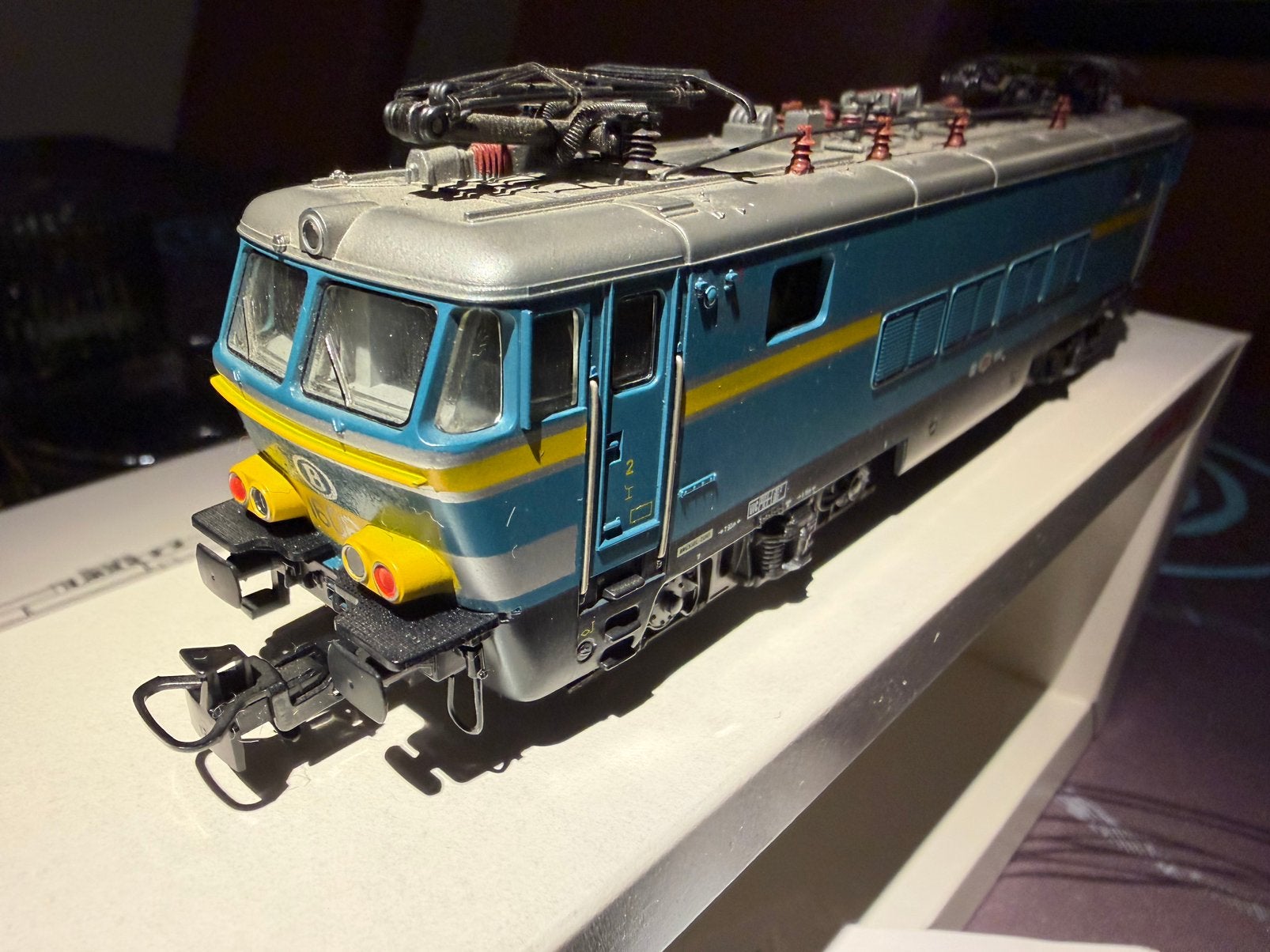 Marklin Belgische Locomotief serie 16 type 3363 als nieuw, Wisselstroom, Locomotief, Ophalen of Verzenden, Zo goed als nieuw