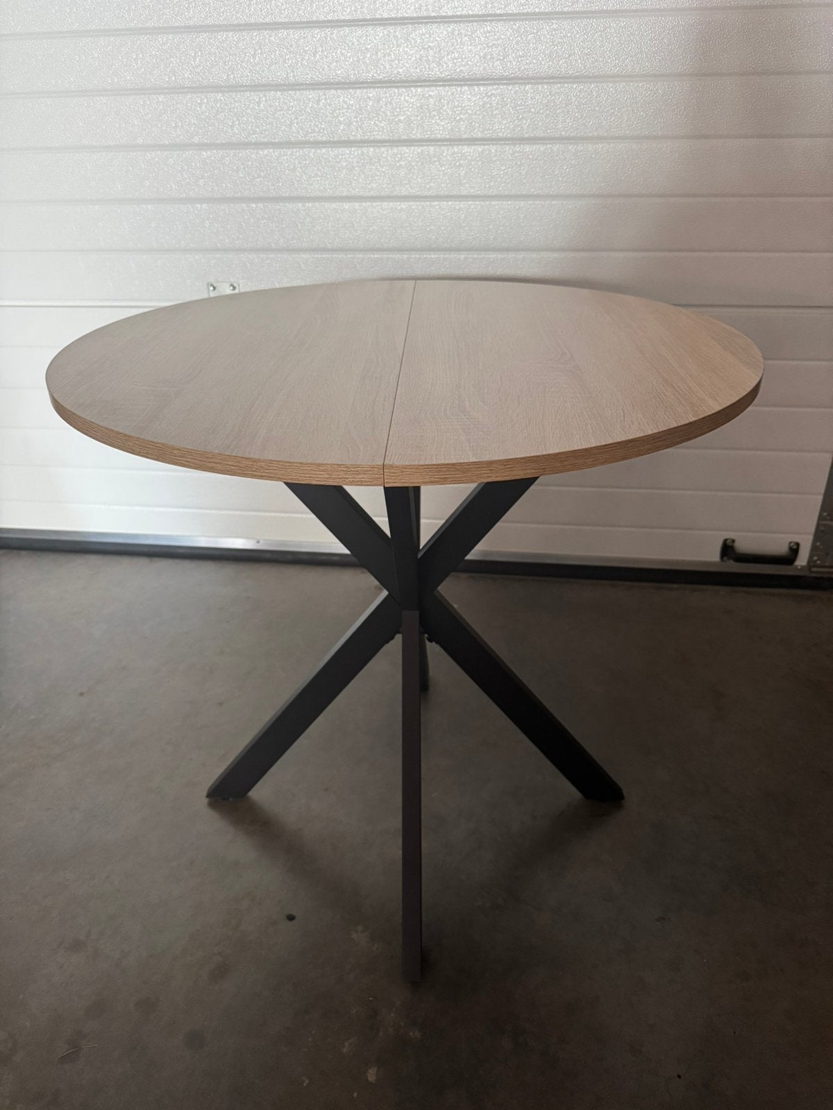 Tafel, Huis en Inrichting, Tafels | Eettafels, Ophalen, Zo goed als nieuw, Rond