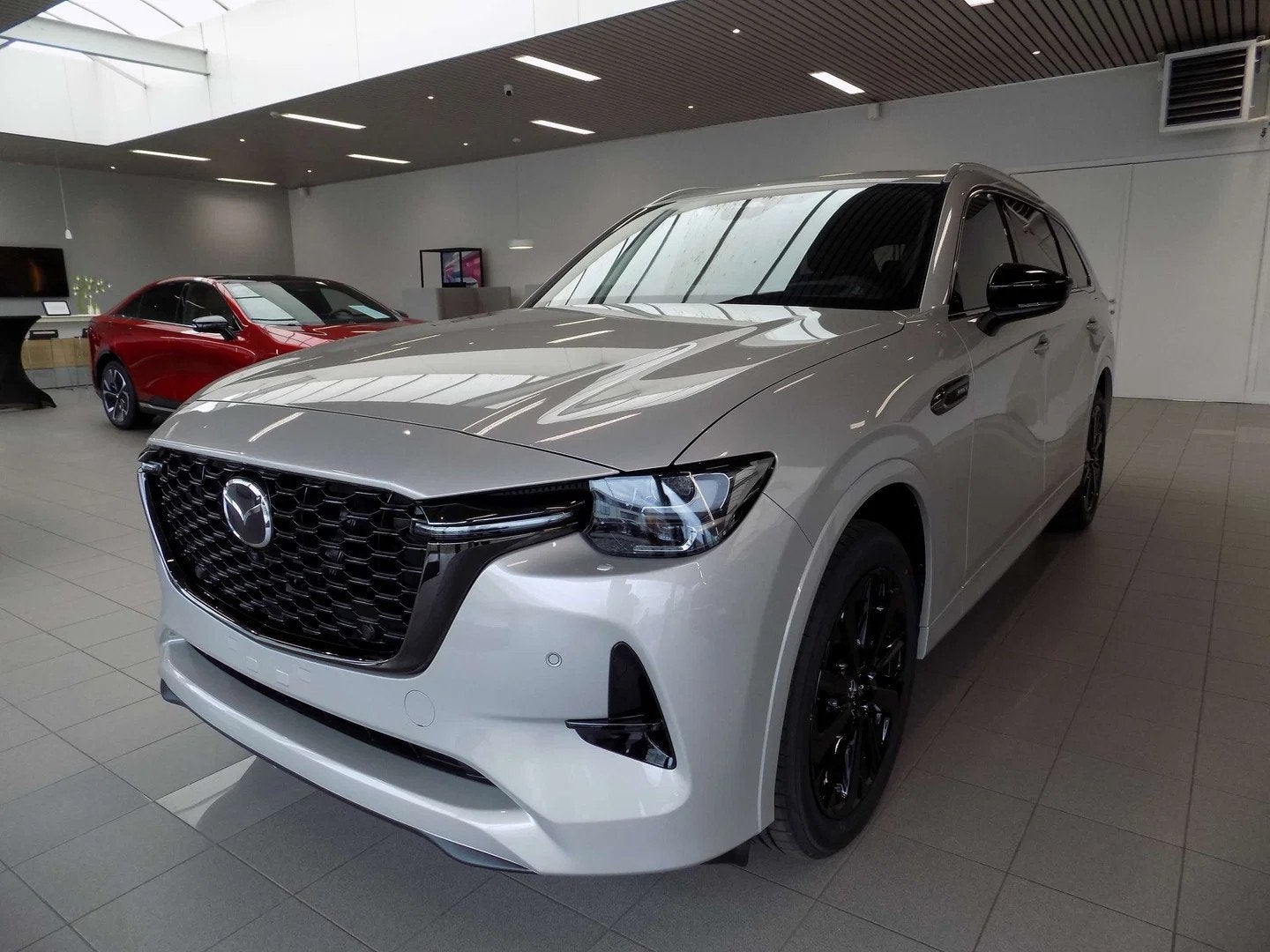 Mazda CX-80 PHEV 2.5 e-Skyactiv AWD Homura Plus 7 zit, Automaat, Zwart, CX-80, Leder