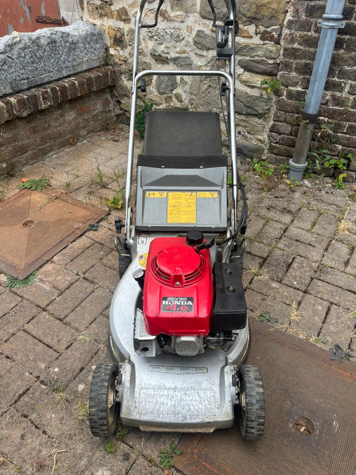 Tondeuse honda, Enlèvement, Comme neuf, Bac de ramassage