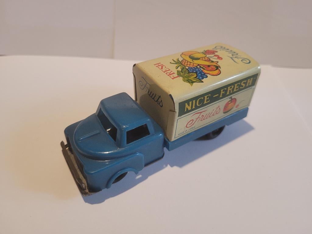oud speelgoed Ichimura Fresch Friction Fruittruck uit 1960, Ophalen of Verzenden