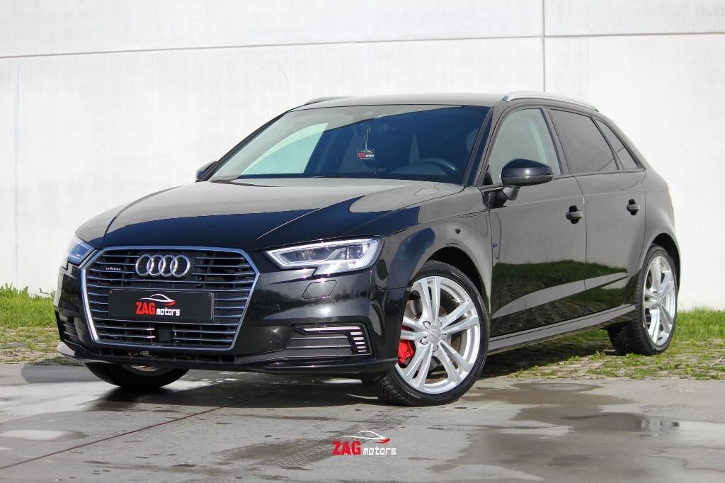 Audi A3 Sportback 40 e-tron Sport – Plug-in Hybride, Auto's, Testrit aan huis, Stof, 4 cilinders, Zwart