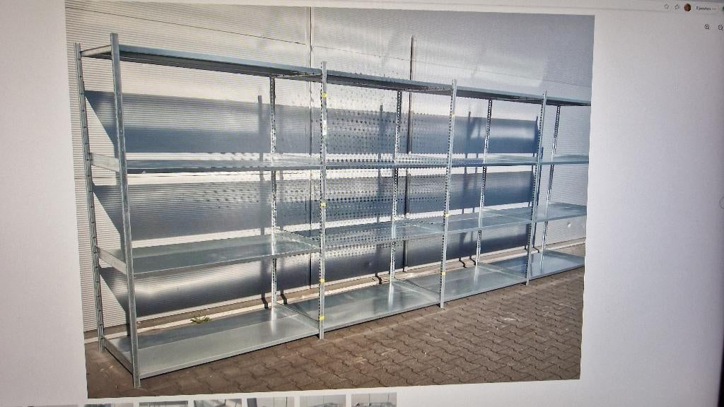 legbordstelling 4x 130cm, Ophalen of Verzenden