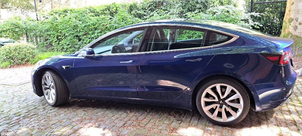 Model 3 75 kWh Performance Dual Motor, Auto's, Automaat, 335 kW, Zwart, Blauw