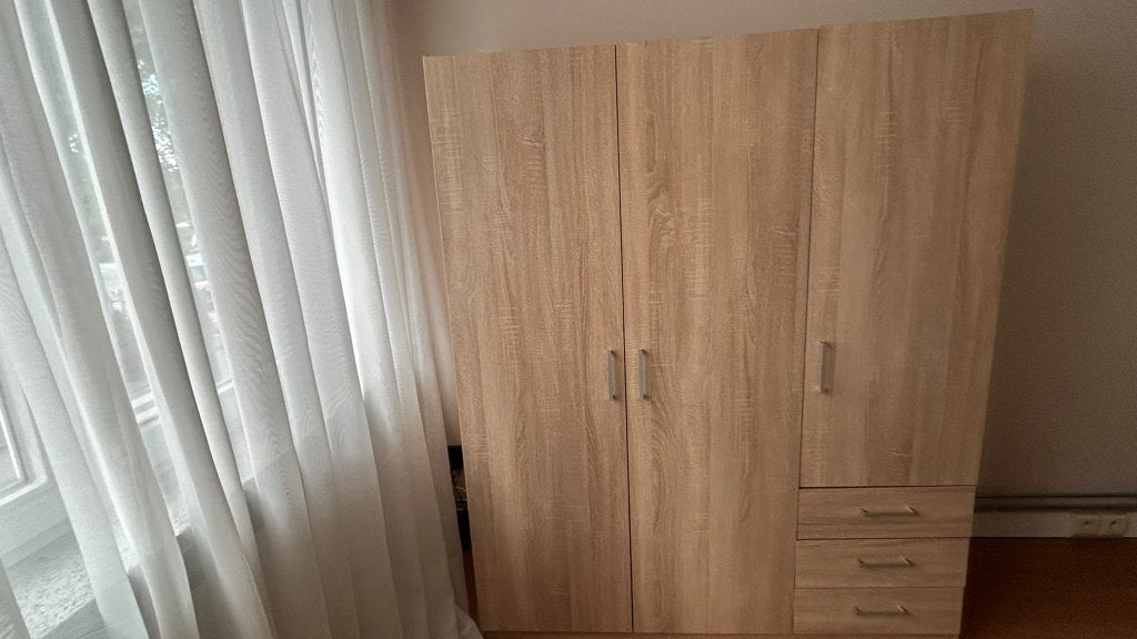 Jysk fandrup kleerkast, Ophalen, Gebruikt, 100 tot 150 cm, Eikenhout