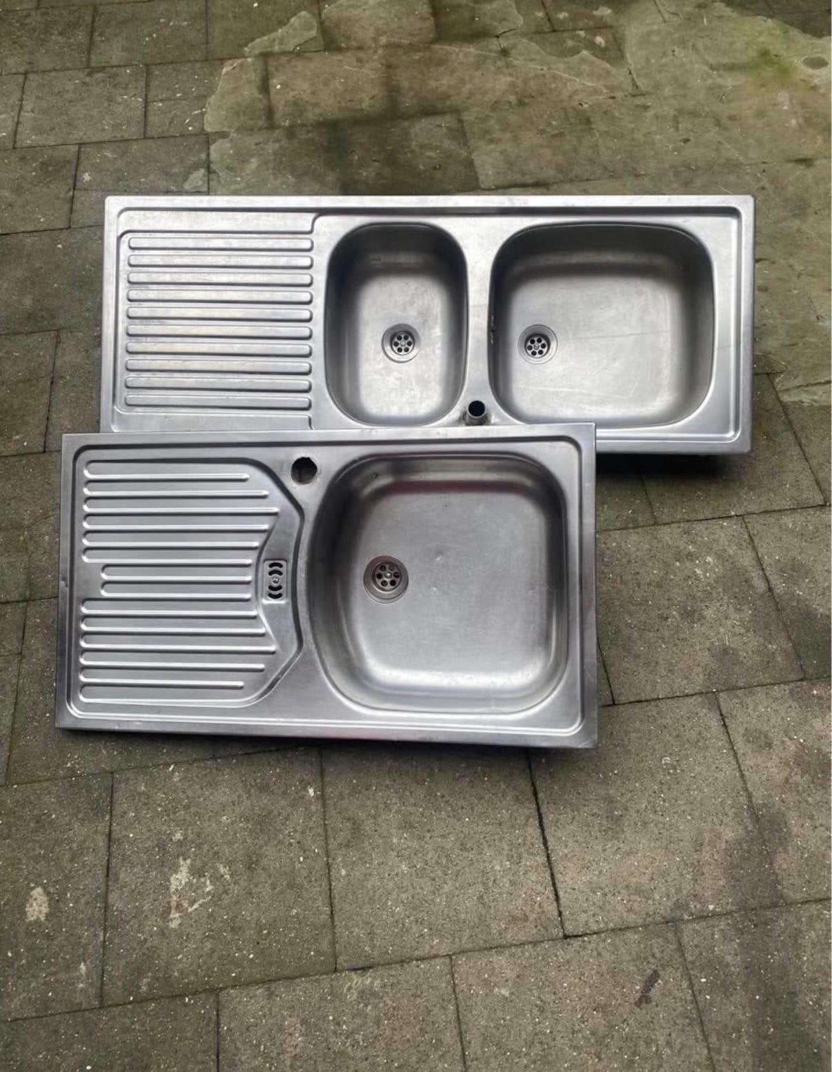 Keuken spoelbakken, Huis en Inrichting, Keuken | Keukenelementen, Ophalen, Gebruikt