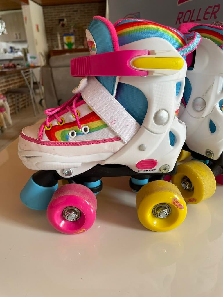 Rolschaatsen maat 28-31, Kinderen en Baby's, Ophalen, Zo goed als nieuw