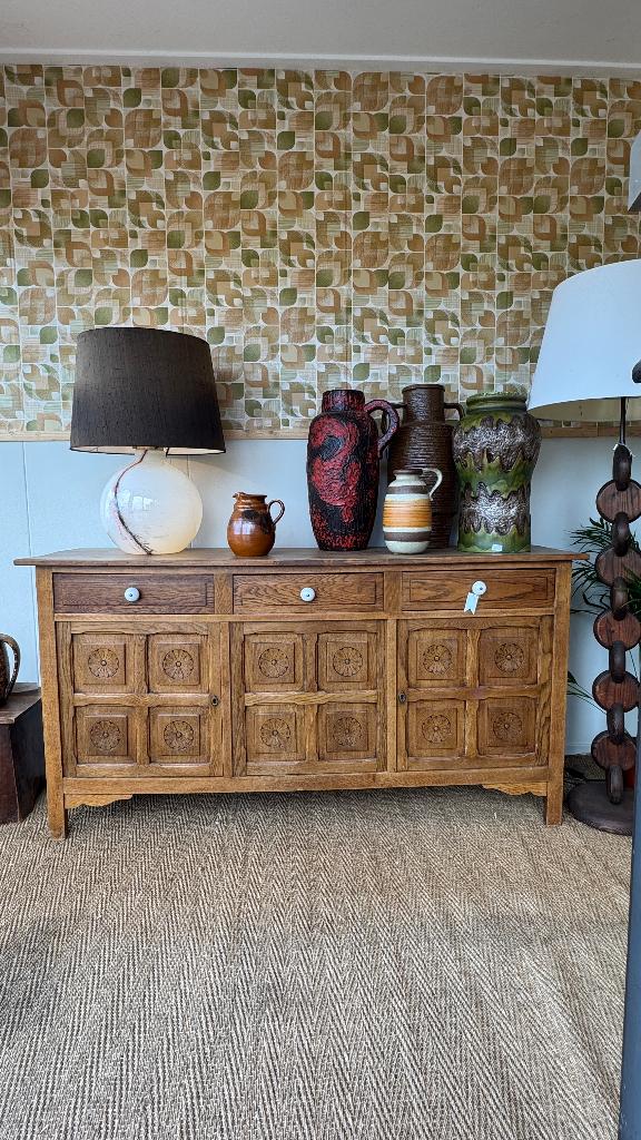 vintage brocante kast, Antiek en Kunst, Ophalen
