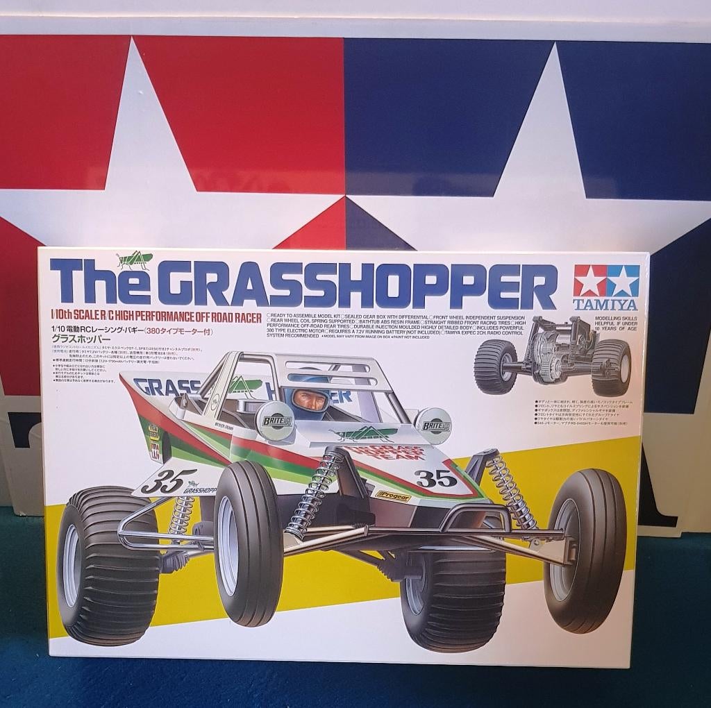 Tamiya Grasshopper #58346, neuf dans sa boîte (NIB), Hobby & Loisirs créatifs, Neuf, Échelle 1:10, Voiture off road, Électro