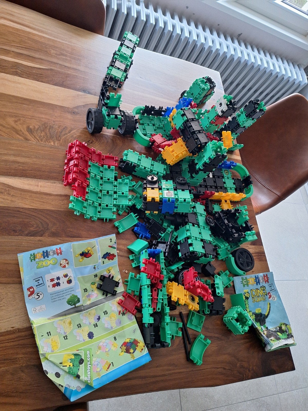 groot lot clicks, Ophalen