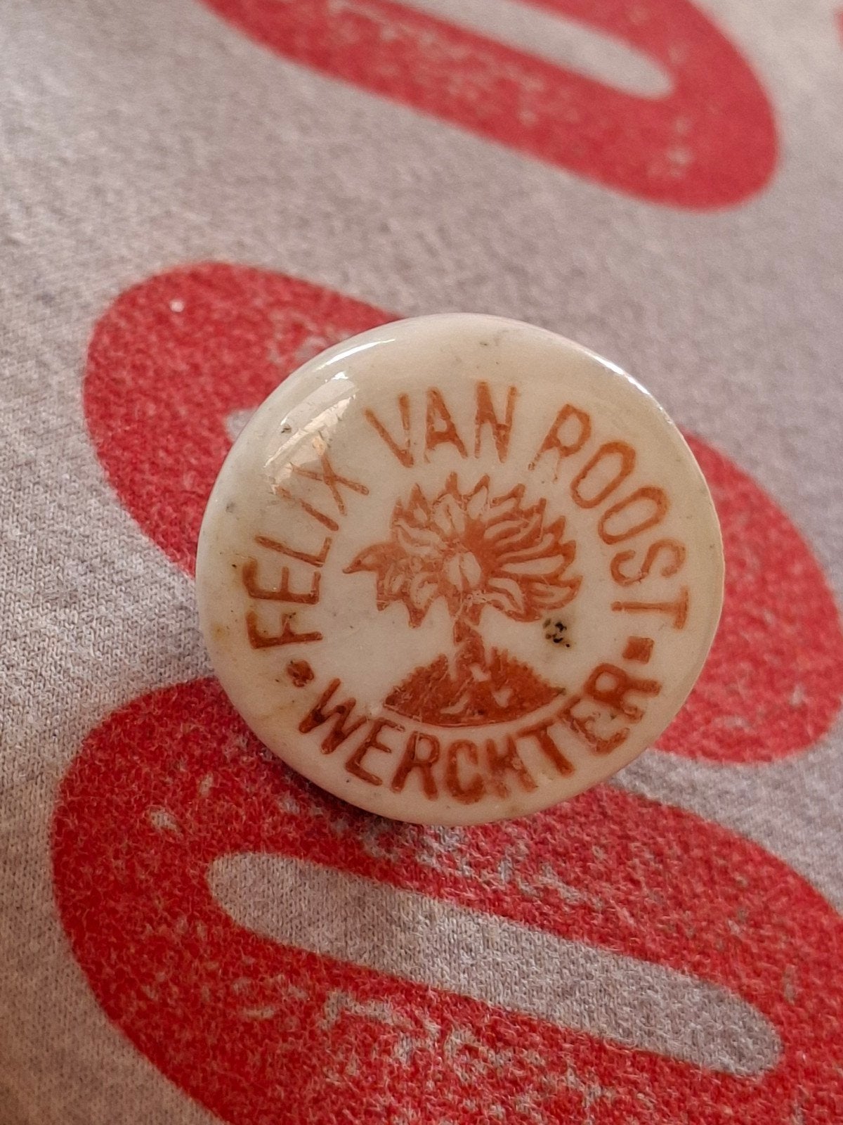 Dop . Felix Van Roost Werchter  1940, Ophalen of Verzenden, Gebruikt, Verpakking