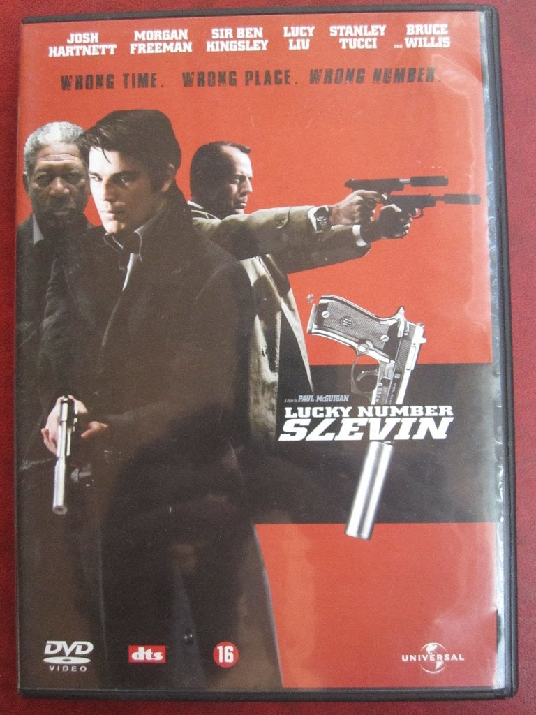 Lucky Number Slevin (2006), CD & DVD, DVD | Thrillers & Policiers, Comme neuf, Thriller d'action, À partir de 16 ans, Anglais