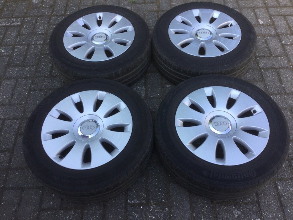 Audi velgen 16 inch orgineel, Autos : Pièces & Accessoires, 16 pouces, Véhicule de tourisme, 205 mm, Enlèvement