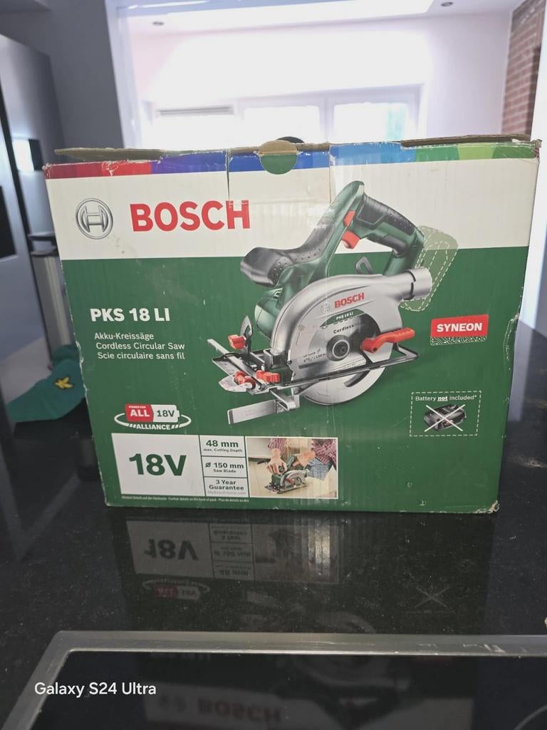 Bosch zaag, Ophalen, Nieuw