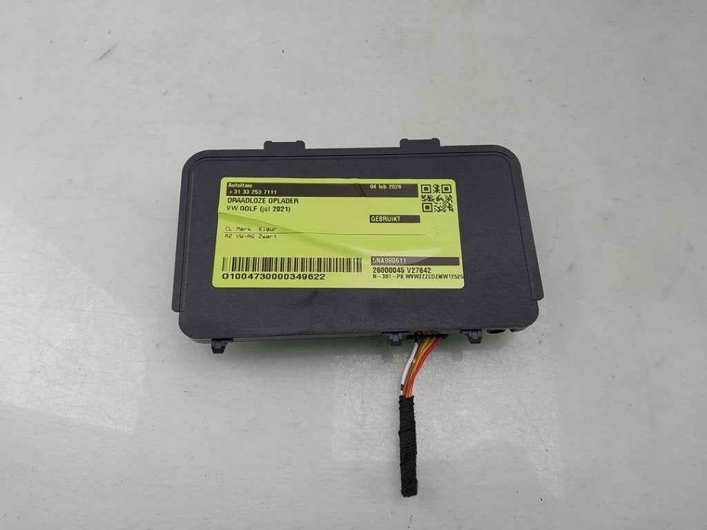 CHARGEUR DE TELEPHONE A INDUCTION (|5NA980611|), Autos : Pièces & Accessoires, Volkswagen AG, Utilisé, Kundenbetreuung@volkswagen.de